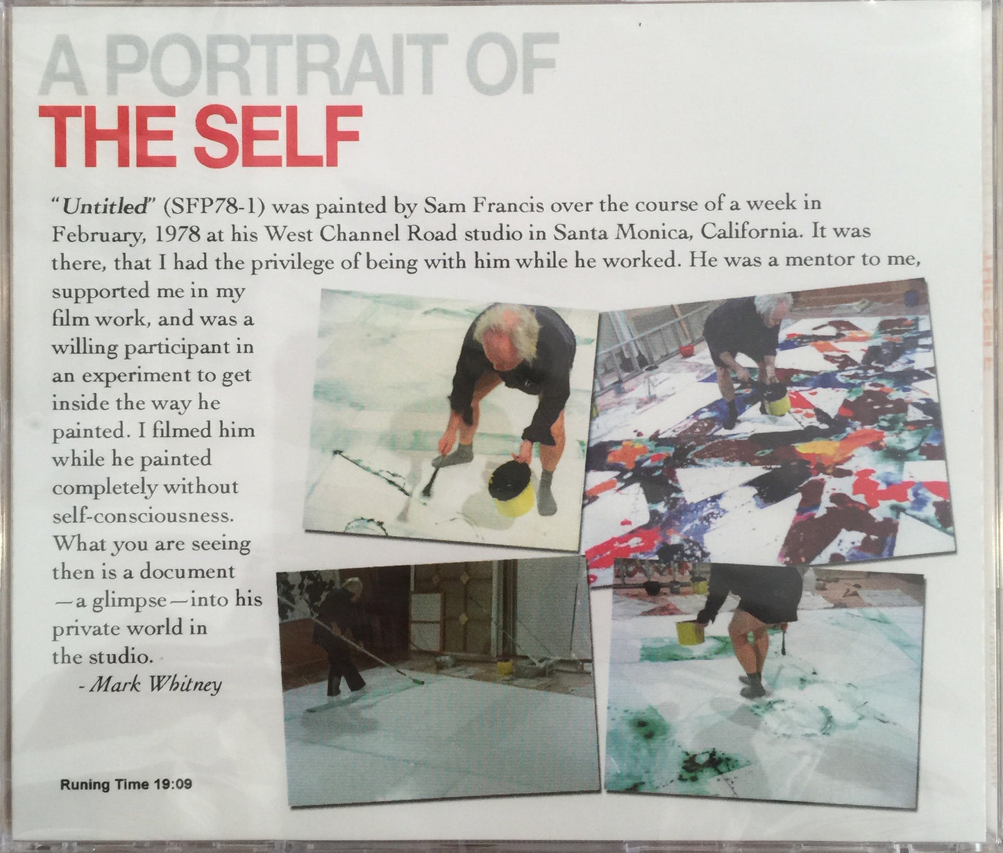 A Portrait of the Self: a film by Mark Whitney