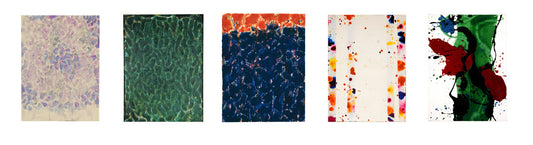 Sam Francis 5 Note Card Set + envelopes