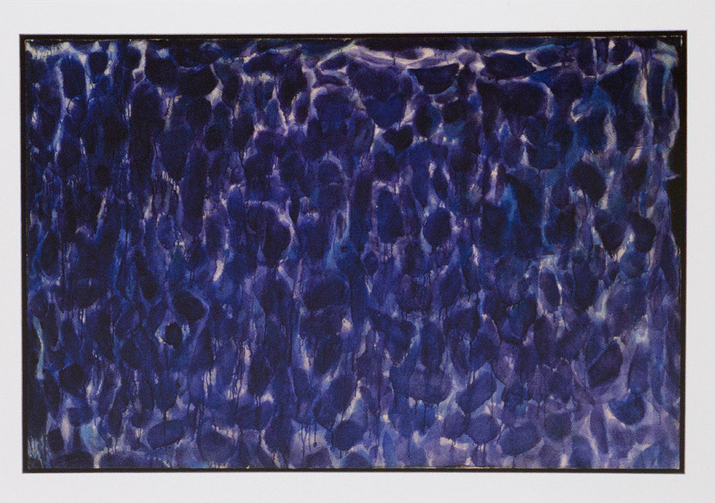 Sam Francis postcard: "3 Blue"
