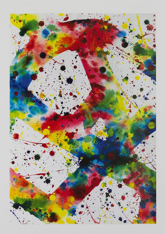 Sam Francis postcard: "Untitled"