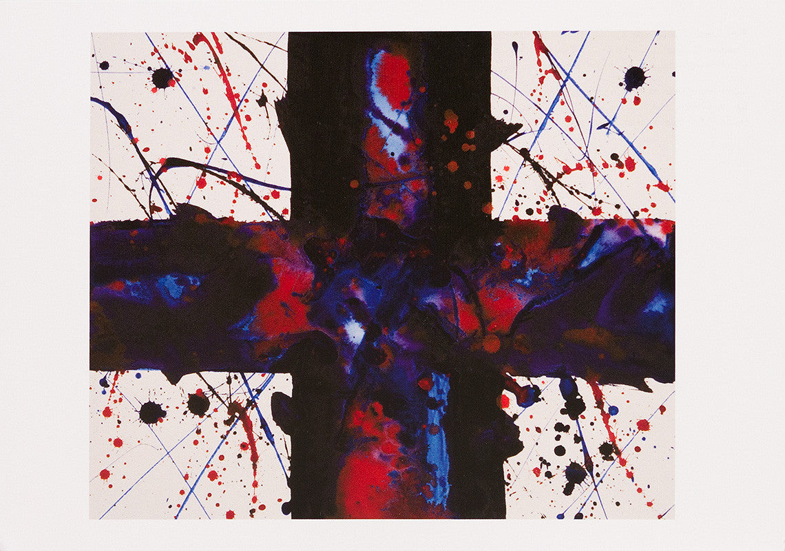 Sam Francis postcard: "Untitled"