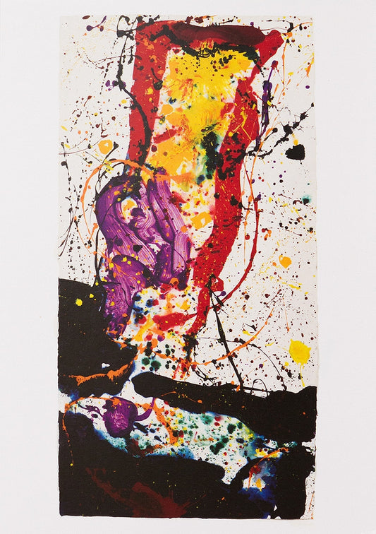 Sam Francis postcard: "Untitled"